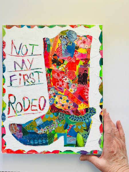 Rodeo Boot 11x14” canvas